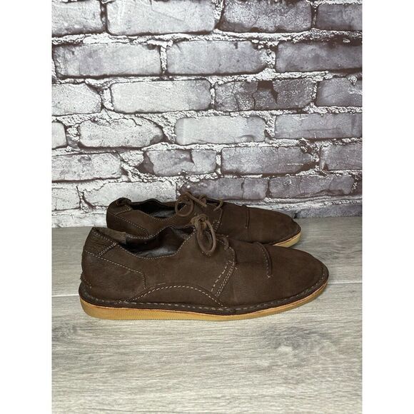 Oliberte Footwear Gana Sweet Georgia Brown Leather Casual Flat Shoes Men Sz 42EU - Picture 5 of 16